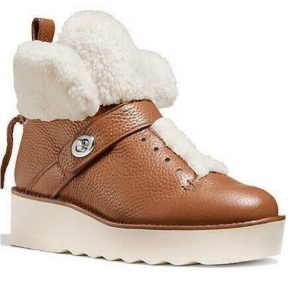 Coach Urban Hiker Shearling  Boots - Picture 1 of 12